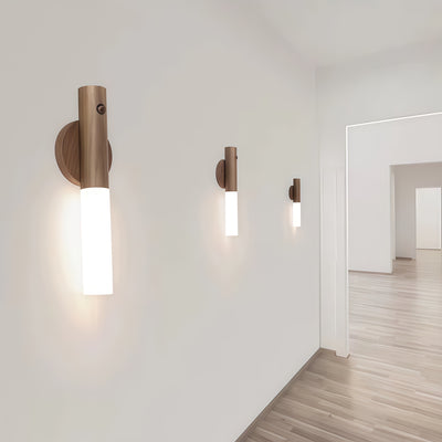 Moderne Houten Wandlamp voor Binnen met Sensor  