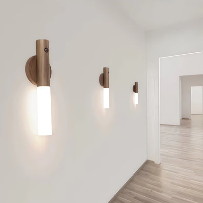 Applique da Parete in Legno Moderna per Interni con Sensore