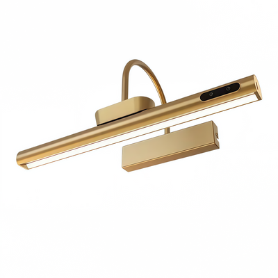 Gouden verstelbare LED-wandlamp voor elegante ruimtes