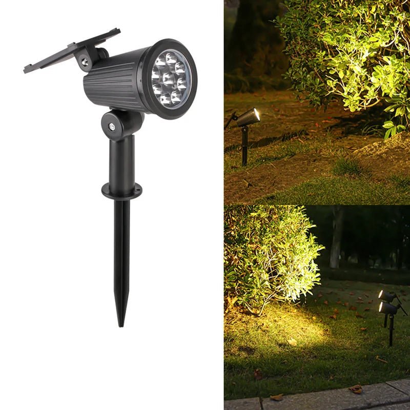 Garden Lighting | Spotlight with Waterproof Solar Panel | Smart Control for Magical Atmospheres