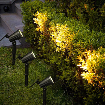 Garden Lighting | Spotlight with Waterproof Solar Panel | Smart Control for Magical Atmospheres