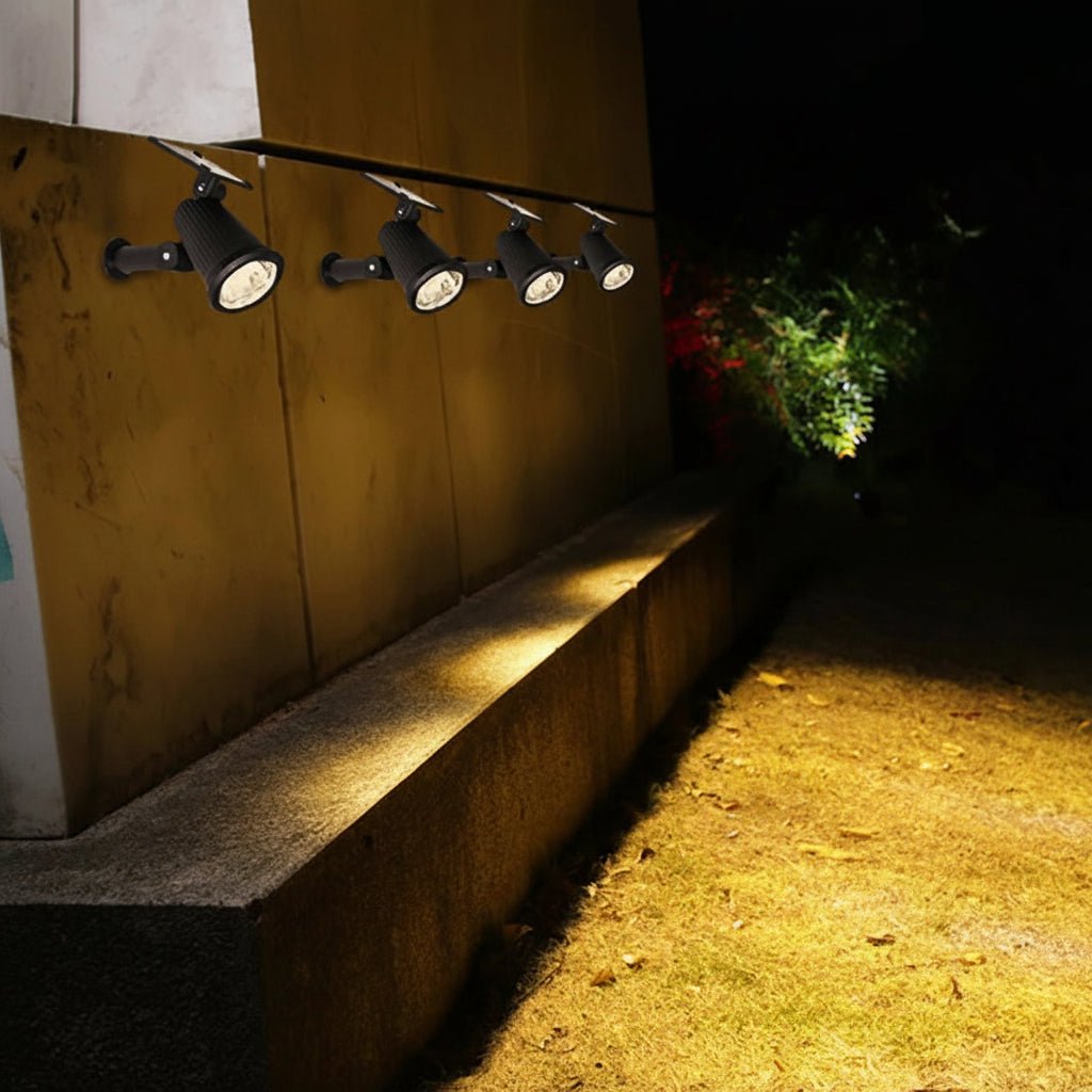 Garden Lighting | Spotlight with Waterproof Solar Panel | Smart Control for Magical Atmospheres