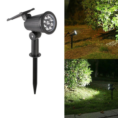 Garden Lighting | Spotlight with Waterproof Solar Panel | Smart Control for Magical Atmospheres