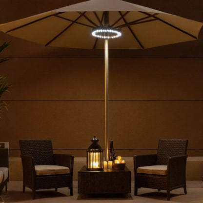 Garden Lighting | Wireless Umbrella Lamp with Hook | Perfect Outdoor Atmosphere