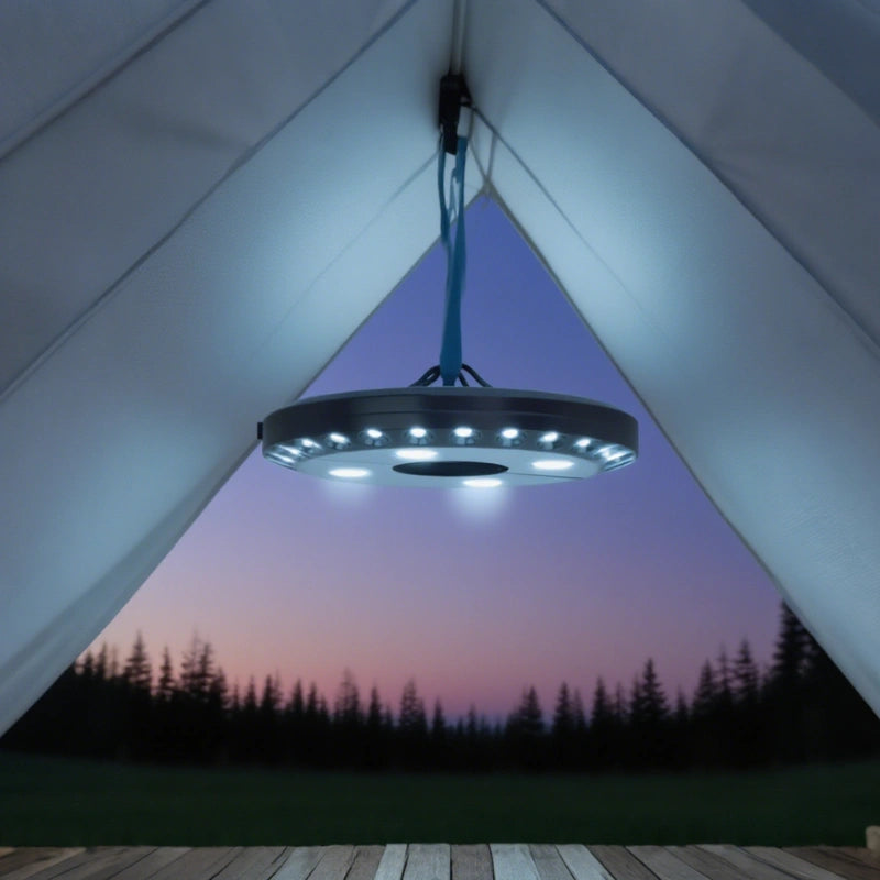 Garden Lighting | Wireless Umbrella Lamp with Hook | Perfect Outdoor Atmosphere
