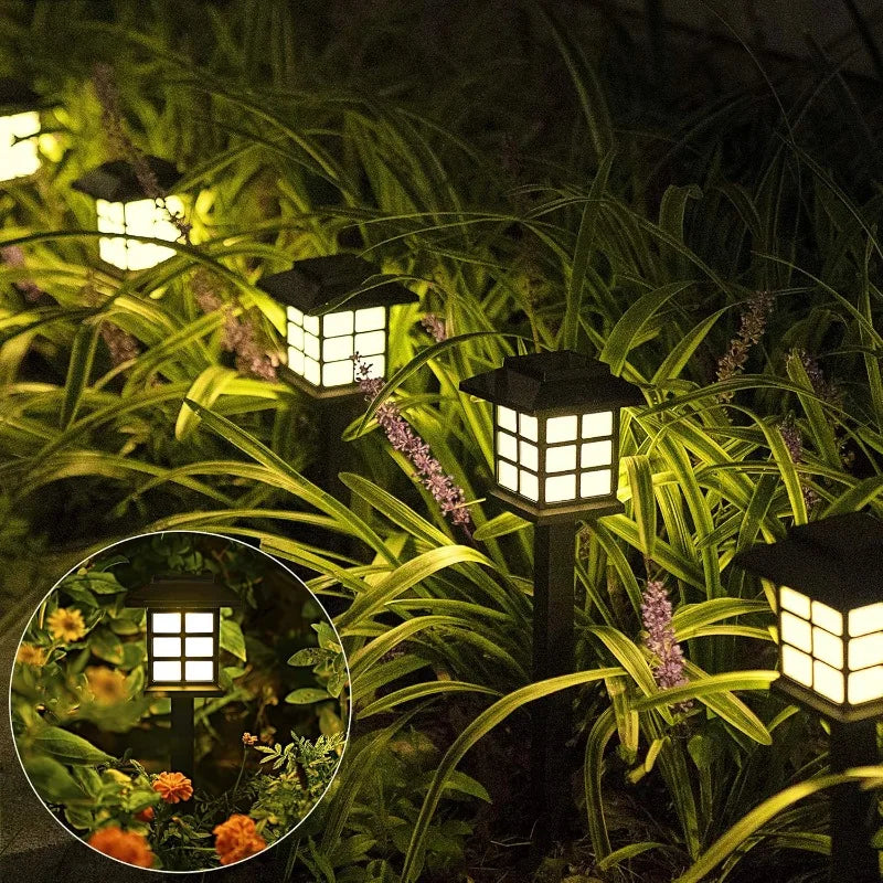 Garden Lighting | Waterproof Outdoor Solar Lights with Modern Design | Elegant Decoration for Outdoor Spaces