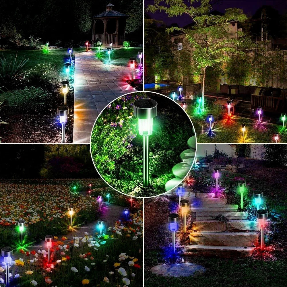 Garden Lighting | Waterproof Garden Solar Lights with Automatic On/Off | Perfect for Pathways and Patios
