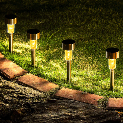 Garden Lighting | Waterproof Garden Solar Lights with Automatic On/Off | Perfect for Pathways and Patios
