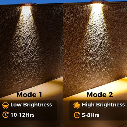 Solar Lighting | Garden Solar Lights with 4 Waterproof LEDs | High Brightness for Outdoors and Fences