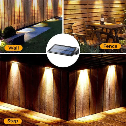 Solar Lighting | Garden Solar Lights with 4 Waterproof LEDs | High Brightness for Outdoors and Fences