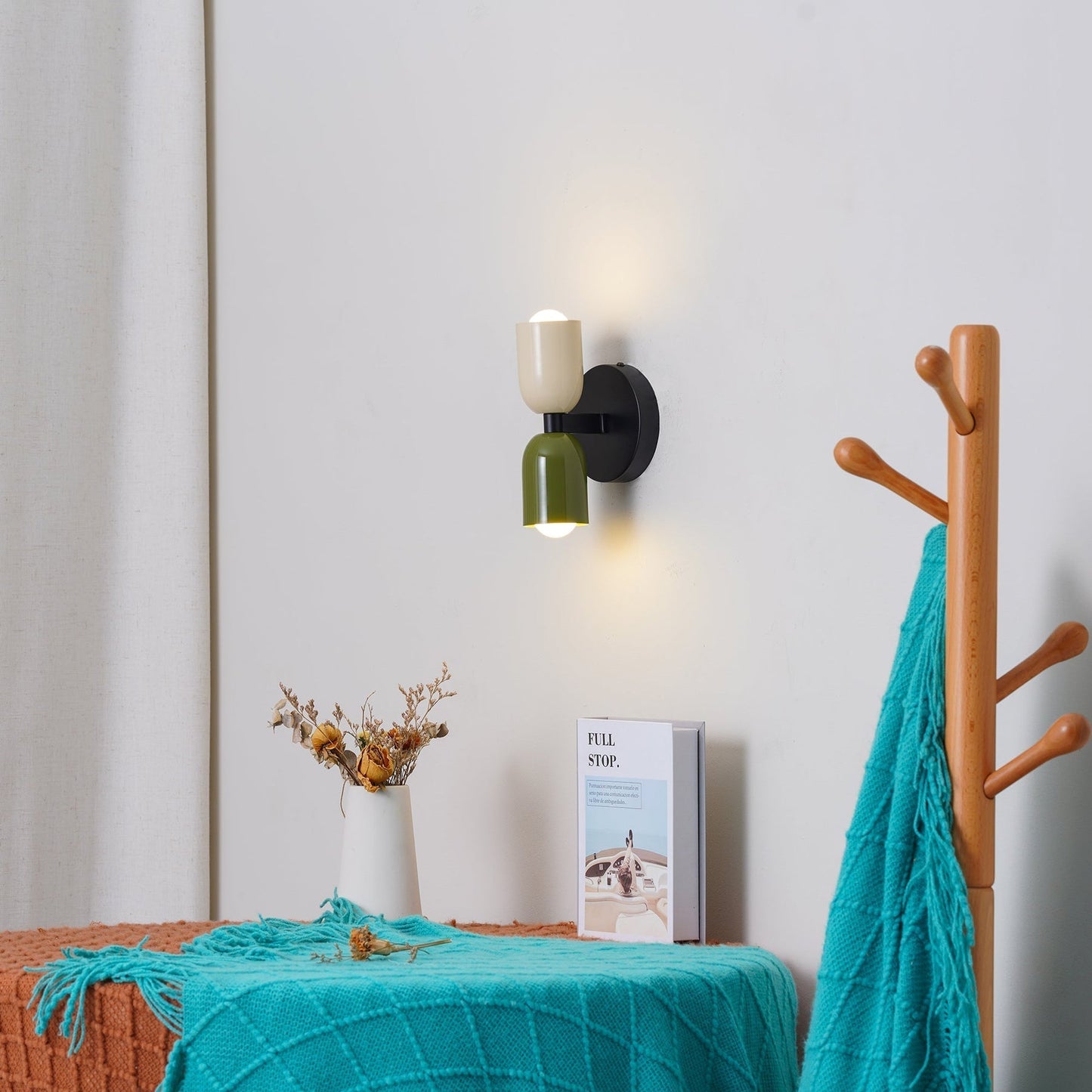 Illuminazione Vintage | Applique da Parete Doppia Testa in Vetro con Design Elegante Ð Atmosfera Accogliente per Ogni Spazio 7