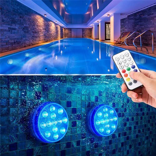Pool Lighting | Waterproof System with Remote Control for Elegant Atmosphere