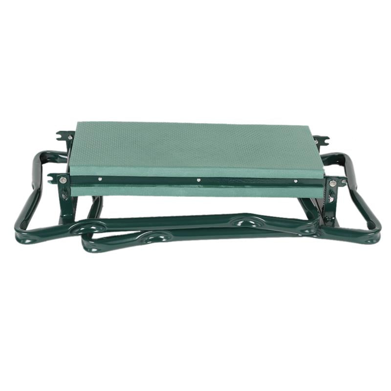 Green Ergonomic Kneeling Pad with Raised Padding | Foldable Design for Comfort and Support in Gardening