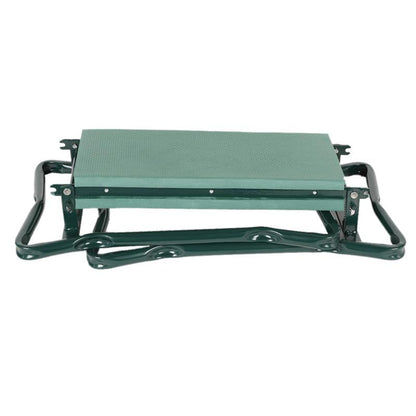 Green Ergonomic Kneeling Pad with Raised Padding | Foldable Design for Comfort and Support in Gardening