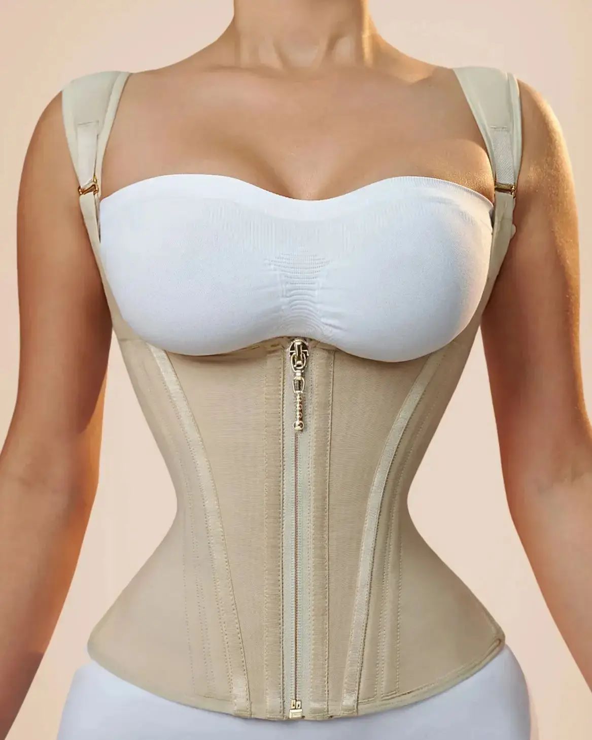 IntiLove | Corsetto Modellante con 25 Aste Flessibili per Silhouette Perfetta | Comfort e Postura Migliorata 1