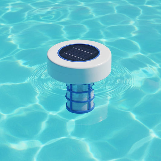 Ionizzatore Solare per Piscine con Design Compatto | Soluzione Ecologica per Acqua Limpida