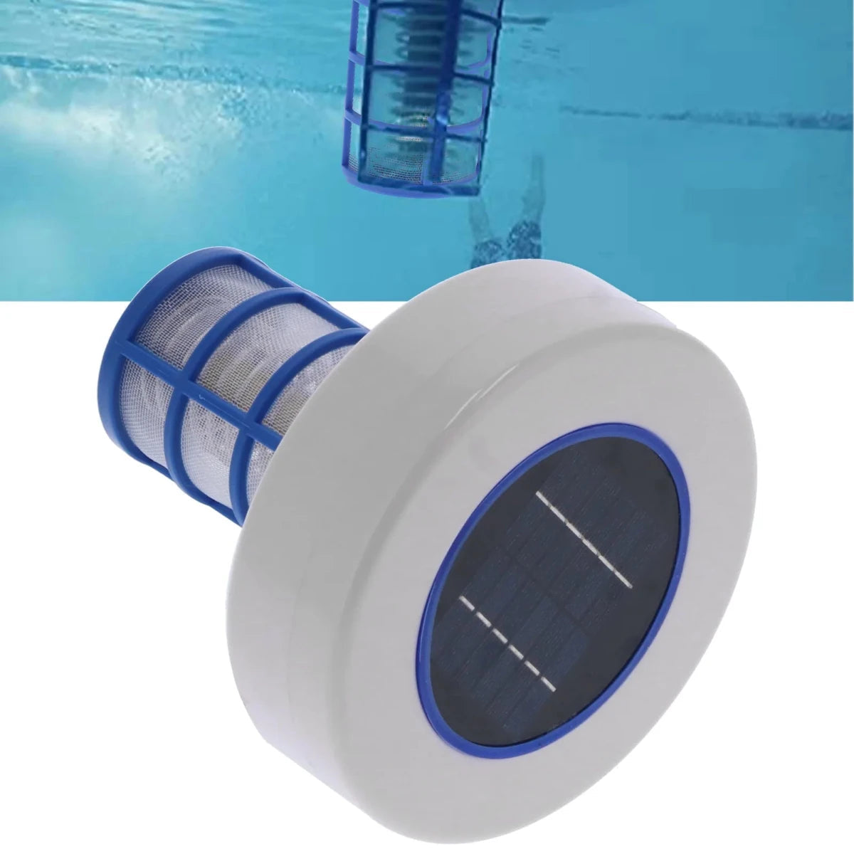 Solar Pool Ionizer with Compact Design | Eco-Friendly Solution for Clear Water