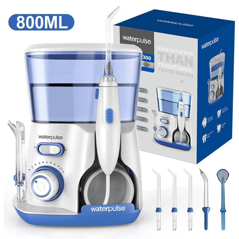 Irrigatore Orale Elettrico con 10 Impostazioni e Design Portatile per Igiene Orale Efficace 0