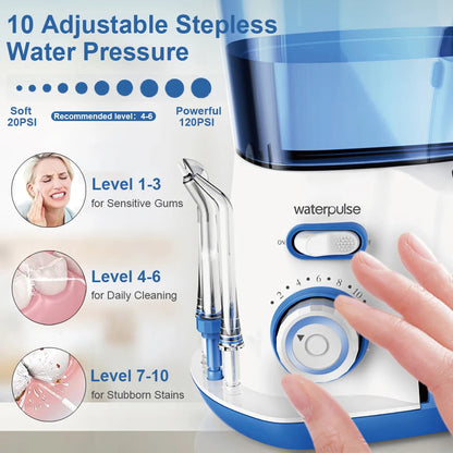 Irrigatore Orale Elettrico con 10 Impostazioni e Design Portatile per Igiene Orale Efficace 2