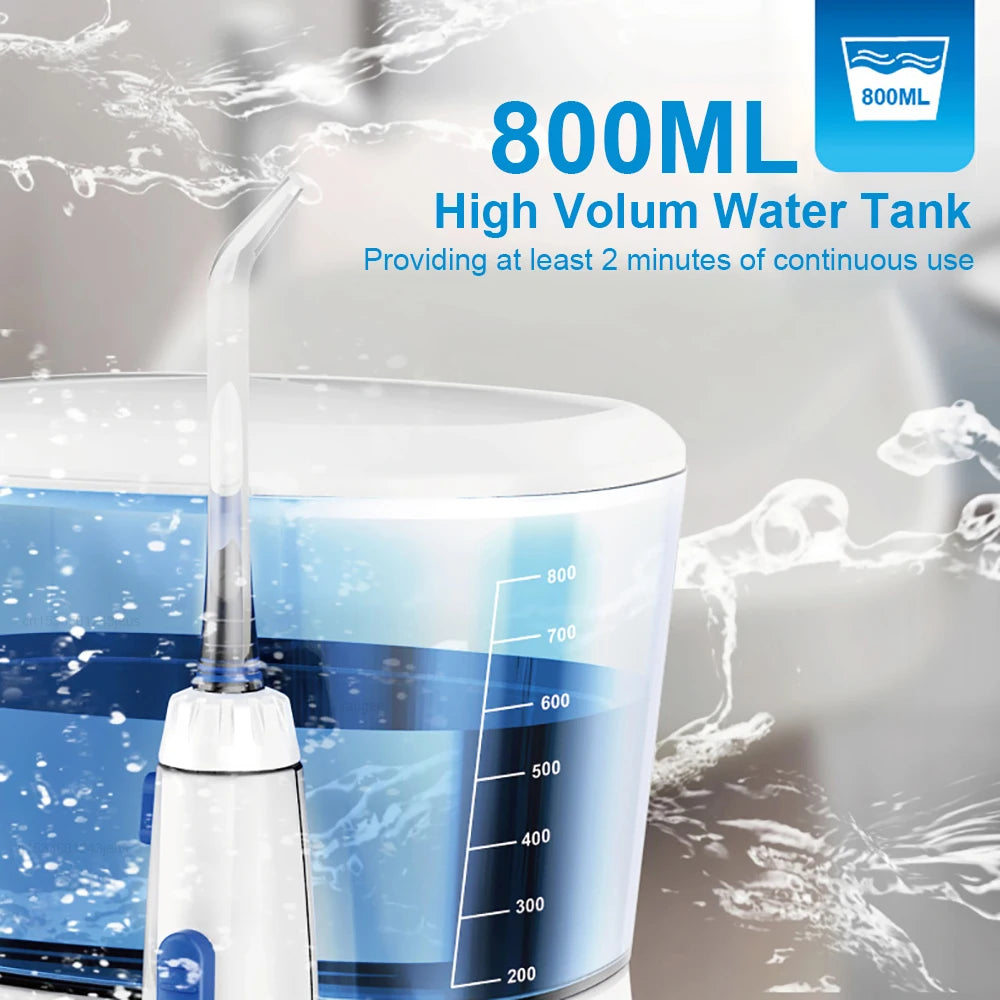Irrigatore Orale Elettrico con 10 Impostazioni e Design Portatile per Igiene Orale Efficace 4