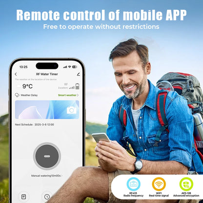 Garden Irrigation | Automatic Irrigation System with WiFi Timer | Voice Control for Efficient Watering