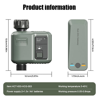 Garden Irrigation | Automatic Irrigation System with WiFi Timer | Voice Control for Efficient Watering