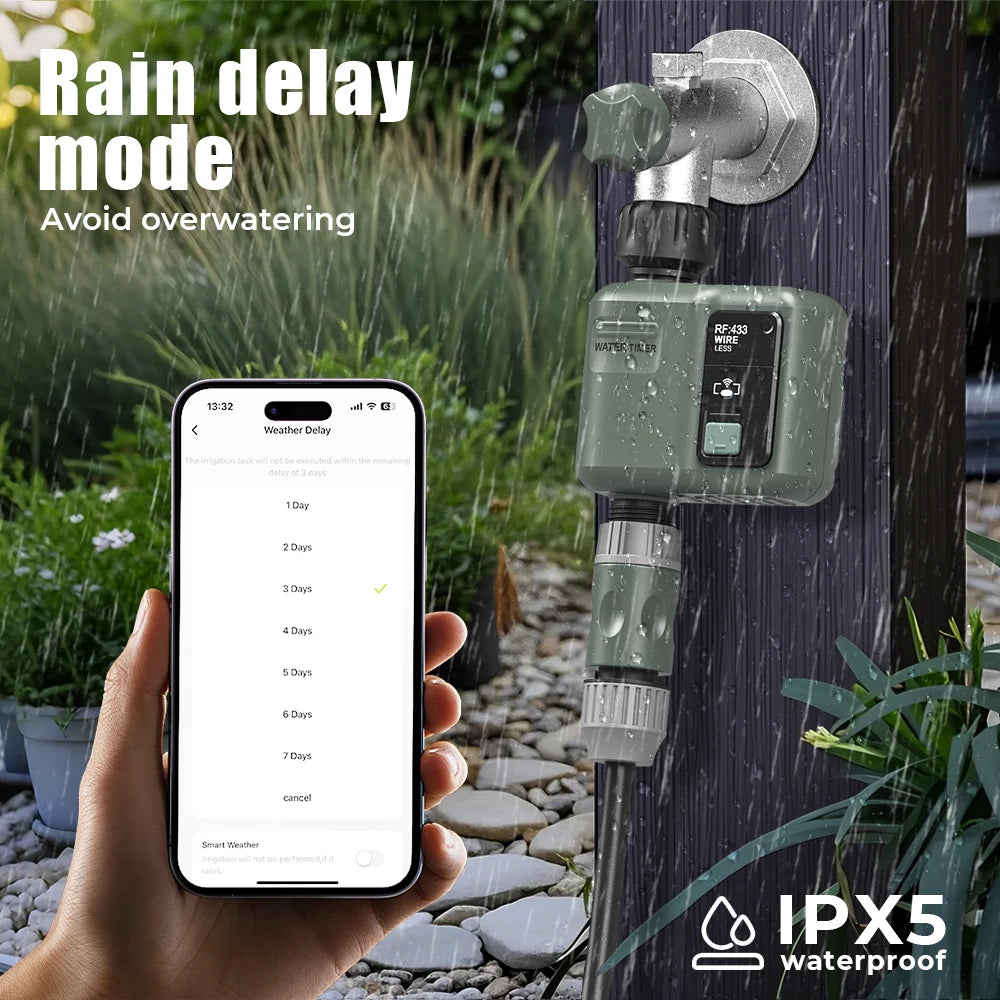 Garden Irrigation | Automatic Irrigation System with WiFi Timer | Voice Control for Efficient Watering