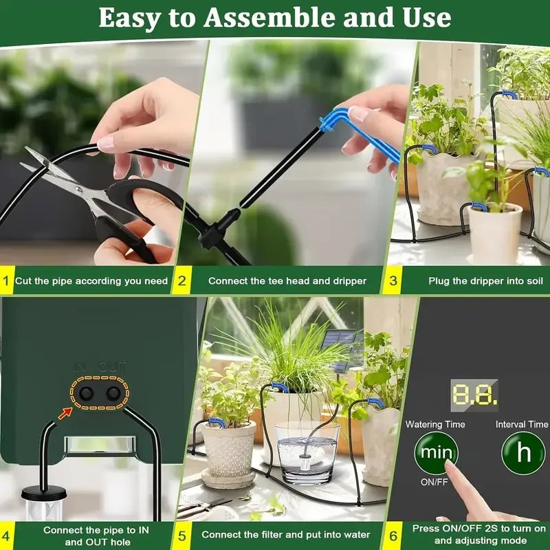 Smart Drip Irrigation | Easy-to-Install Solar Irrigation System for Sustainable Gardens