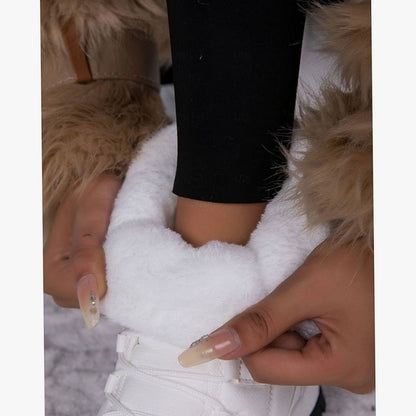Cora | Lined Lace-Up Women's Mid-Calf Winter Boots - Cozy Warmth