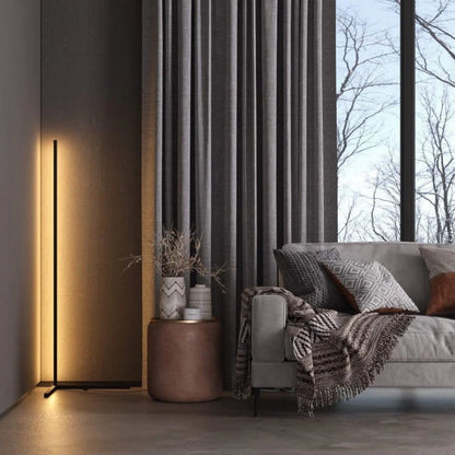 Corner LED Floor Lamp with Customizable Light