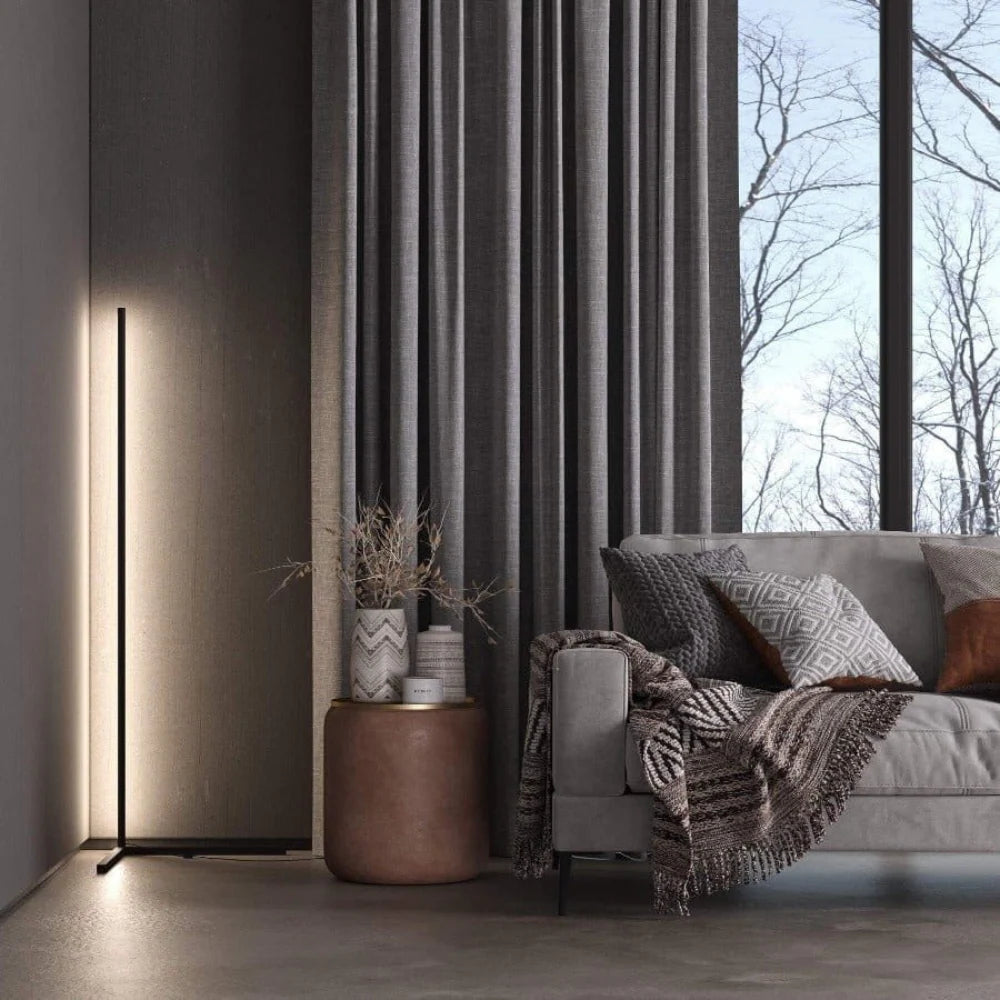 Corner LED Floor Lamp with Customizable Light