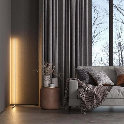 Corner LED Floor Lamp with Customizable Light