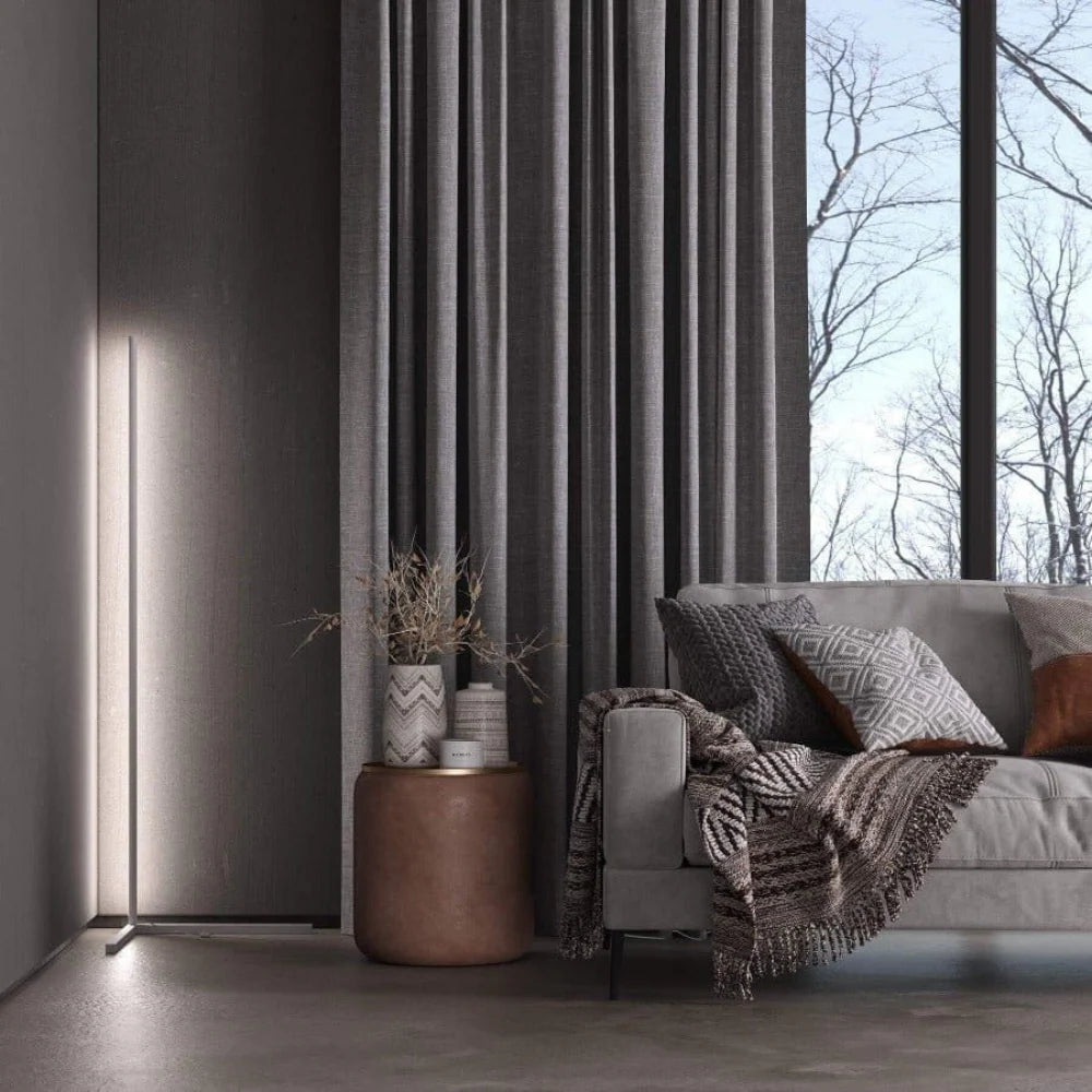 Corner LED Floor Lamp with Customizable Light