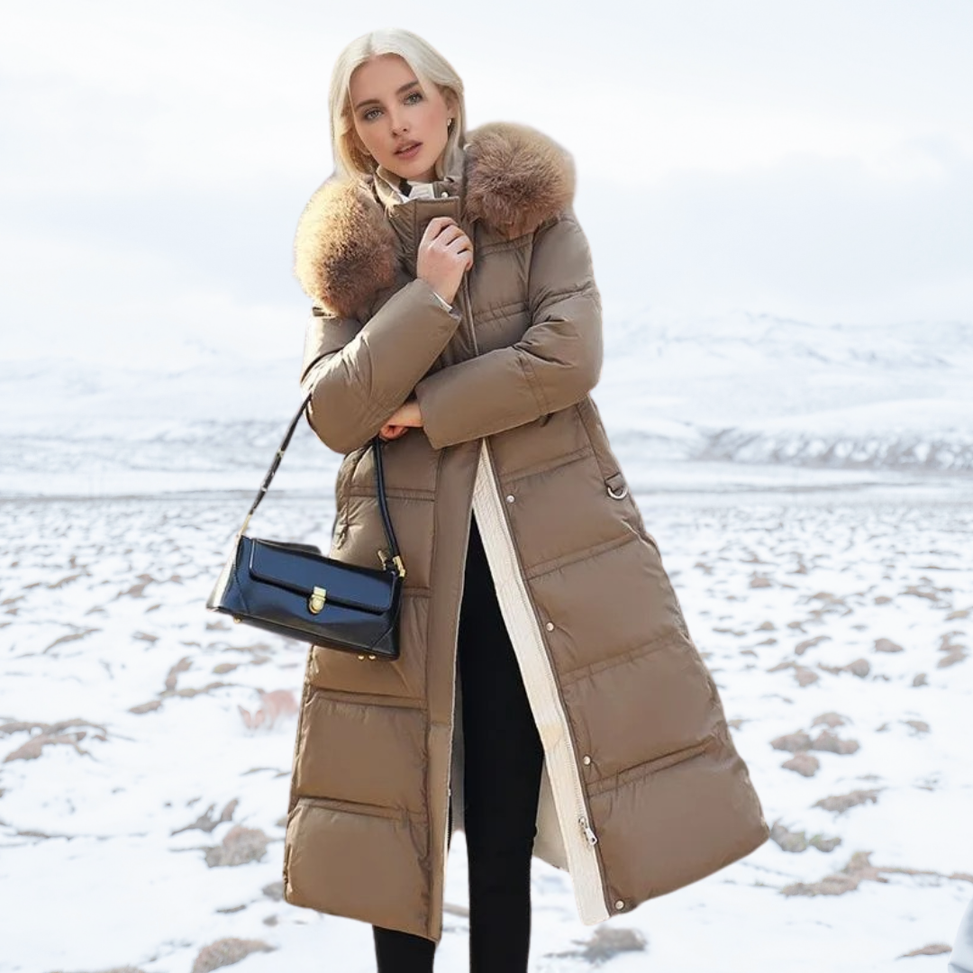 Ermelinda | Women's Winter Parka with Trimmed Hood - Warmth and Style