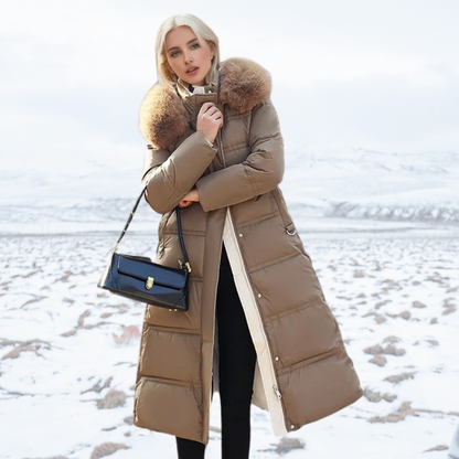Ermelinda | Women's Winter Parka with Trimmed Hood - Warmth and Style