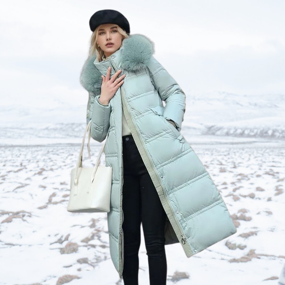 Ermelinda | Women's Winter Parka with Trimmed Hood - Warmth and Style