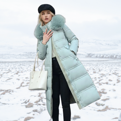 Ermelinda | Women's Winter Parka with Trimmed Hood - Warmth and Style