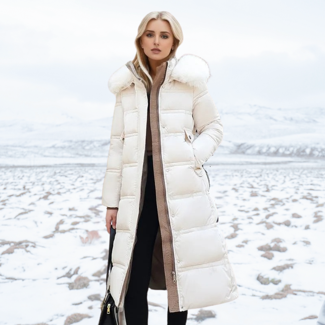 Ermelinda | Women's Winter Parka with Trimmed Hood - Warmth and Style