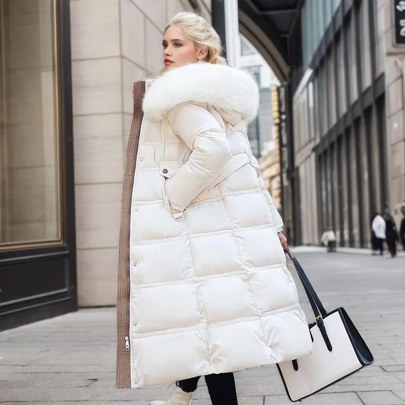 Ermelinda | Women's Winter Parka with Trimmed Hood - Warmth and Style