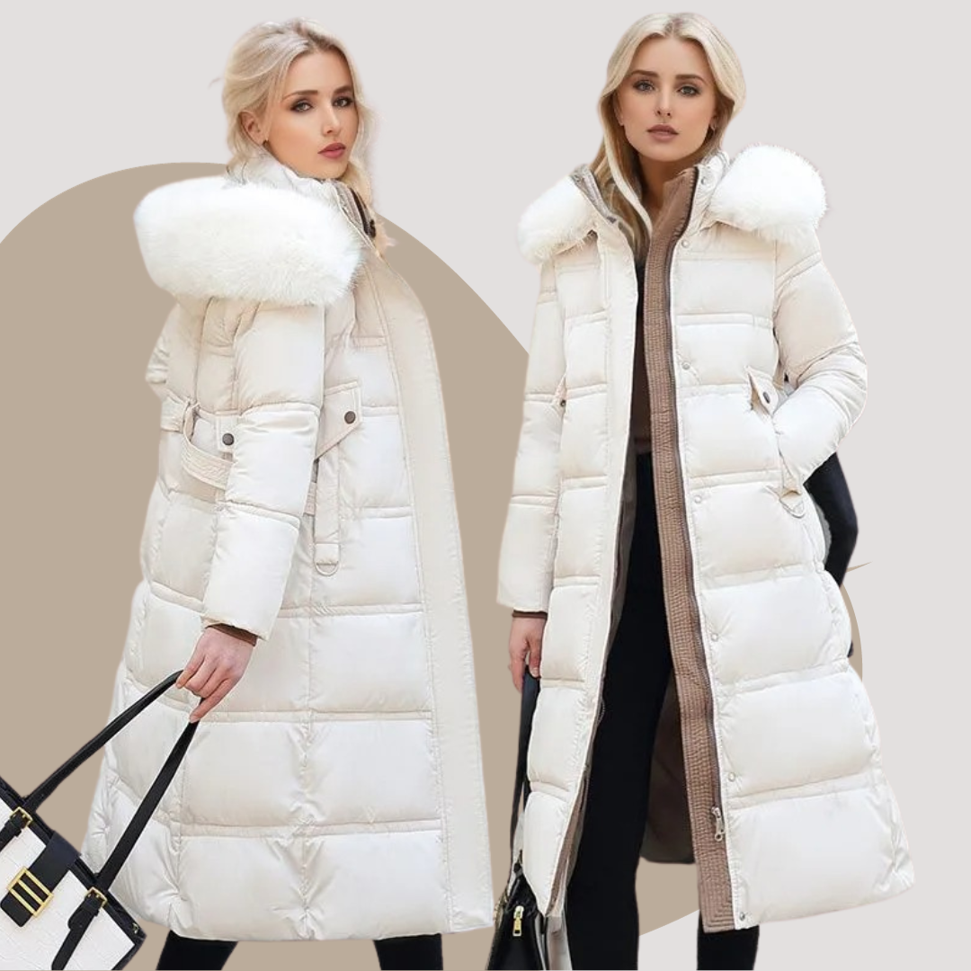 Ermelinda | Women's Winter Parka with Trimmed Hood - Warmth and Style