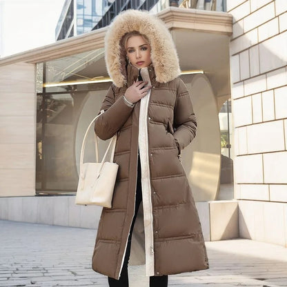 Ermelinda | Women's Winter Parka with Trimmed Hood - Warmth and Style