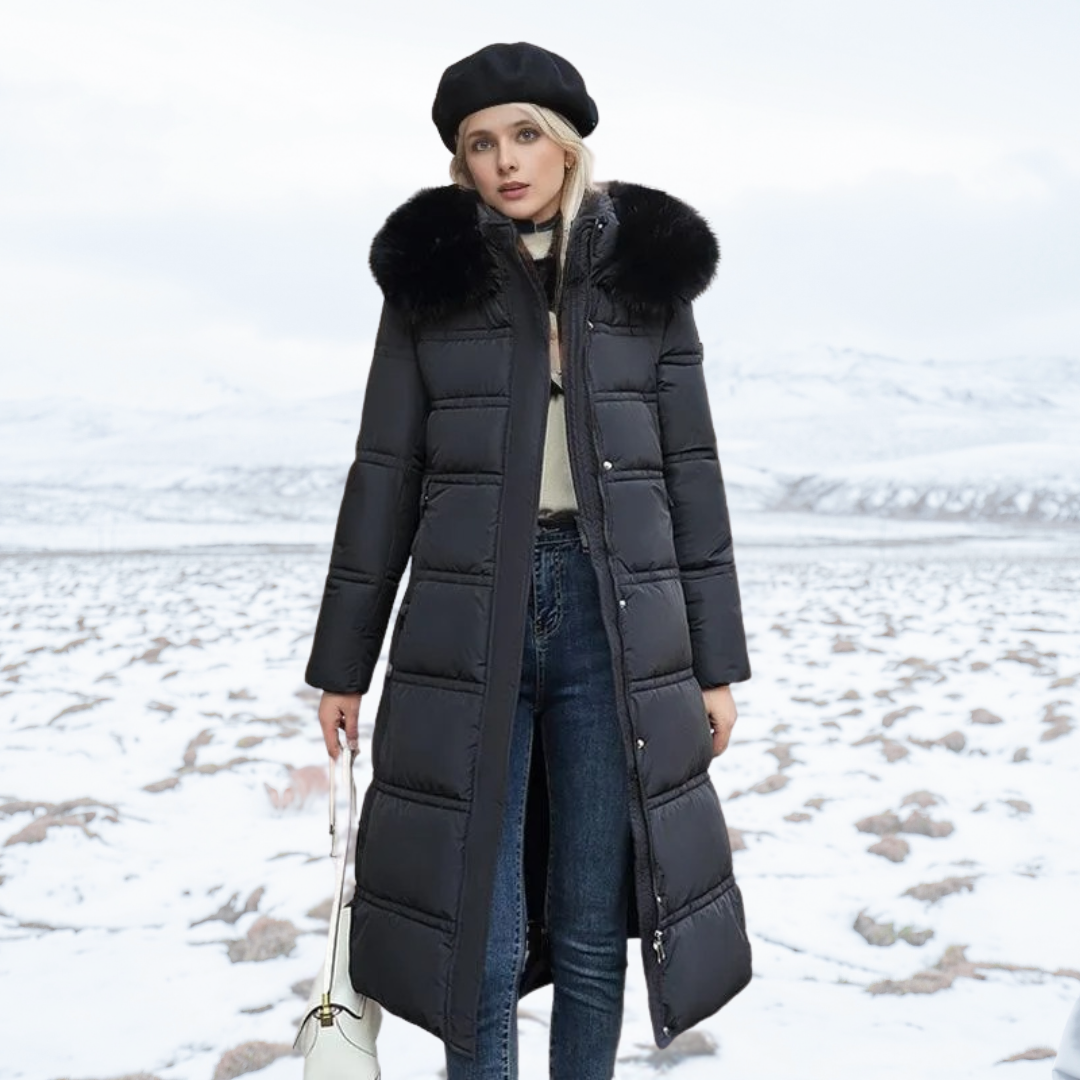 Ermelinda | Women's Winter Parka with Trimmed Hood - Warmth and Style