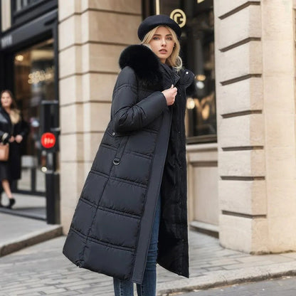 Ermelinda | Women's Winter Parka with Trimmed Hood - Warmth and Style