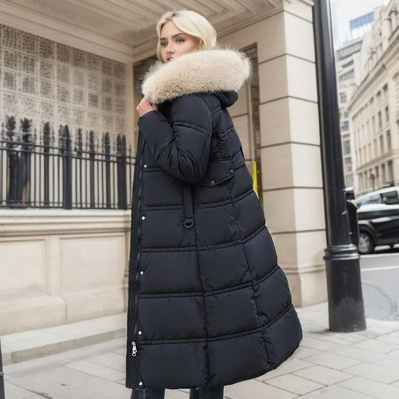 Ermelinda | Women's Winter Parka with Trimmed Hood - Warmth and Style