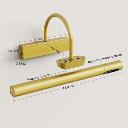 Lampada Da Parete LED Regolabile Con Finitura Dorata Ð Illuminazione Elegante Per Ambienti Raffinati 4