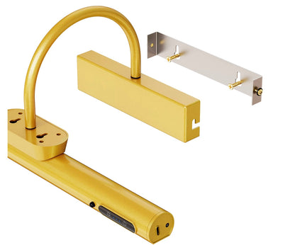 Lampada Da Parete LED Regolabile Con Finitura Dorata Ð Illuminazione Elegante Per Ambienti Raffinati 5