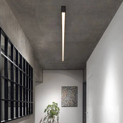 Dunne LED-plafondlamp van aluminium