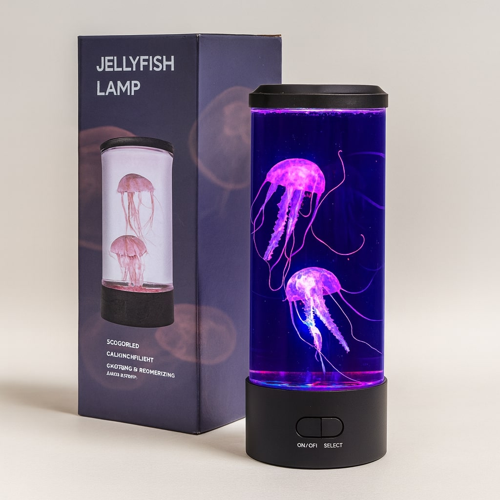 Lampada Medusa | Lampada Decorativa con Effetto Galleggiante e Design Unico | Atmosfera Rilassante per Ogni Ambiente 0