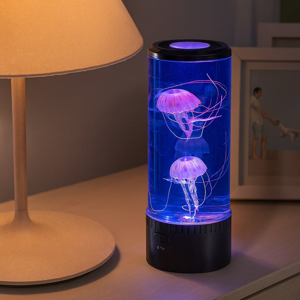 Lampada Medusa | Lampada Decorativa con Effetto Galleggiante e Design Unico | Atmosfera Rilassante per Ogni Ambiente 3