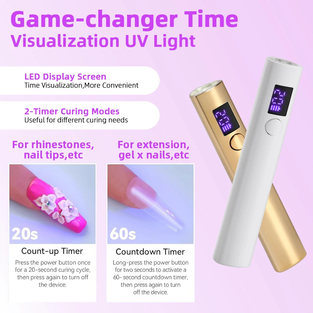 Lampada Unghie Professionale UV LED Portatile con Asciugatura Rapida | Ideale per Manicure e Pedicure a Casa 1